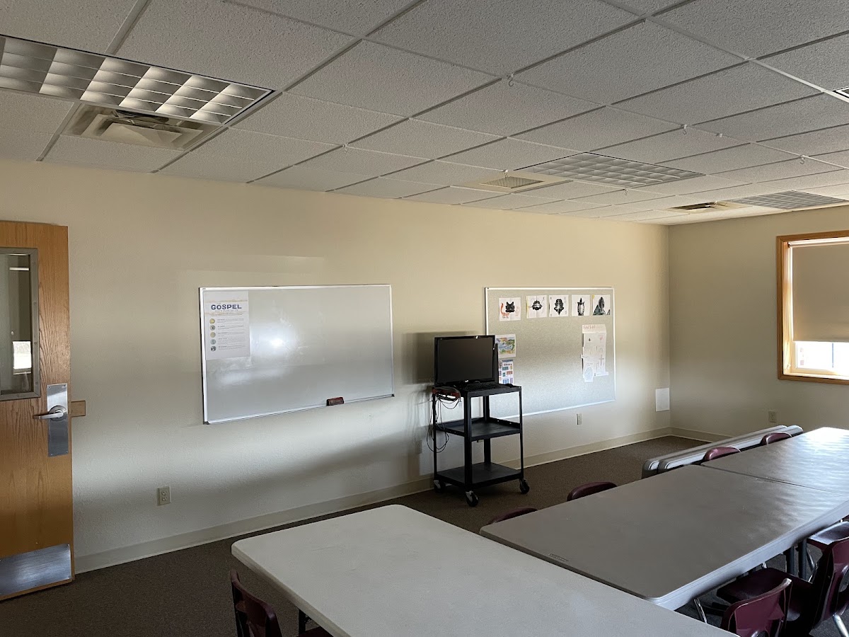 Commercial meeting room repainted